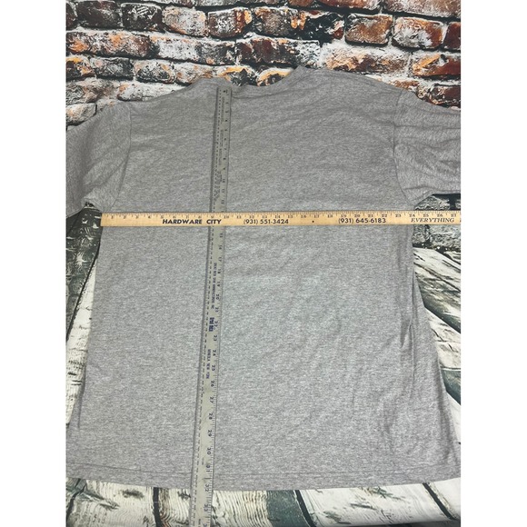 Vtg Fruit of the Loom Heavy Cotton 2XL Gray T Shirt God‎ Ten Commandments Humor - Picture 3 of 4